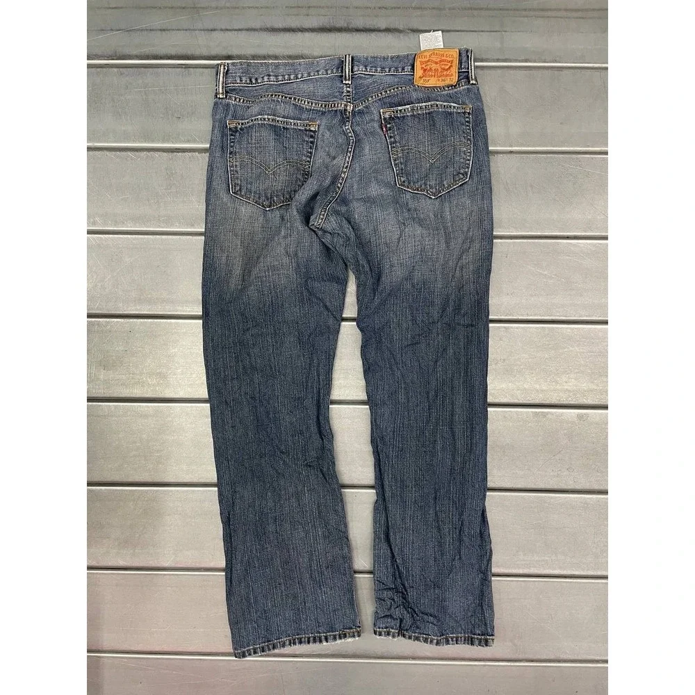 Levis‎ 559 Jeans Mens 36x32 Blue Medium Wash Denim Relaxed Straight